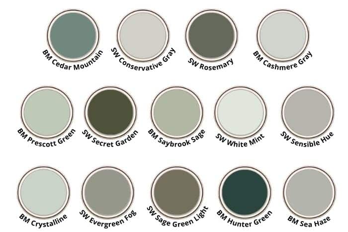 14 Amazing Green Paint Colors for the Home - West Magnolia Charm