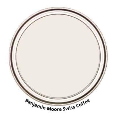 BM Swiss Coffee  paint can swatch