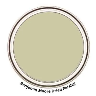 Benjamin Moore Dried Parsely PAINT CAN SWATCH