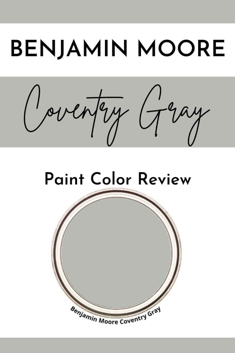 Benjamin Moore Coventry Gray HC-169 - West Magnolia Charm