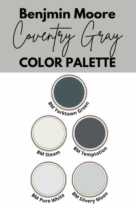 Benjamin Moore Coventry Gray HC-169 - West Magnolia Charm