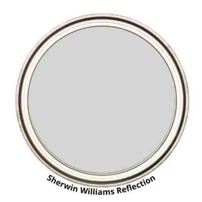 Sherwin WIlliams Reflection paint can swatch