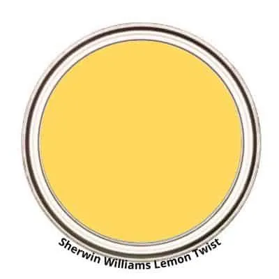 Sherwin WIlliams Lemon Twist Paint Can Swatch