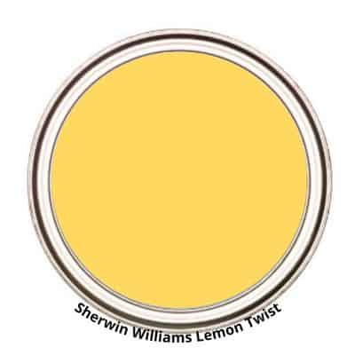 Sherwin WIlliams Lemon Twist Paint Can Swatch