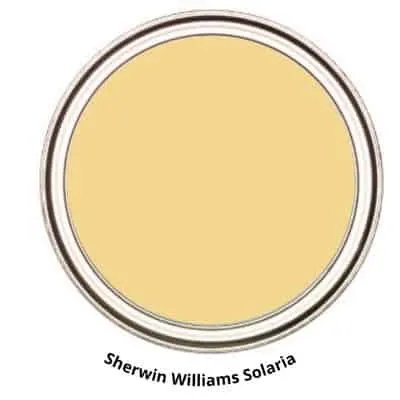 Sherwin WIlliams Solaria paint can swatch