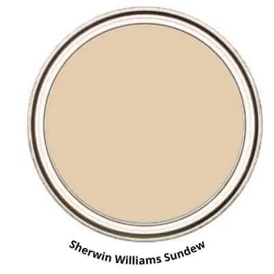 Sherwin WIlliams Sundew paint can swatch