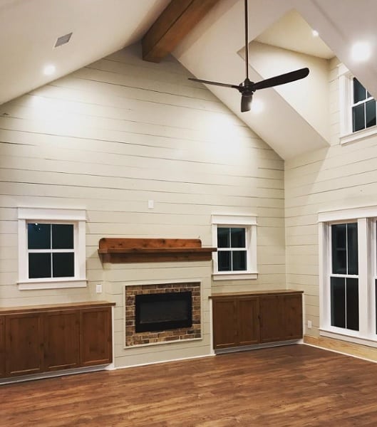 Manchester Tan Shiplap in living room