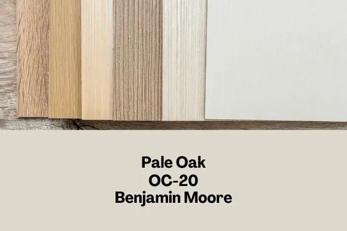 Pale Oak - Paint colors that go with light wood