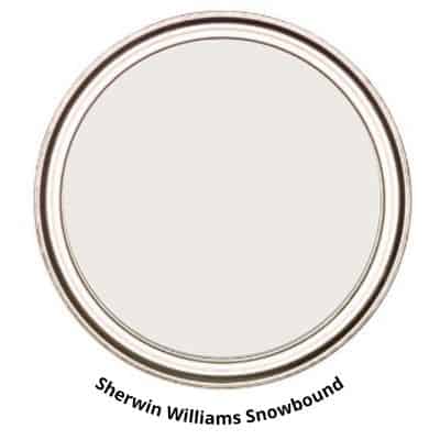 SW Snowbound paint can swatch