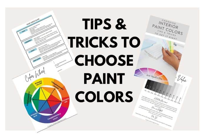 Tips & Tricks to choose paint colors