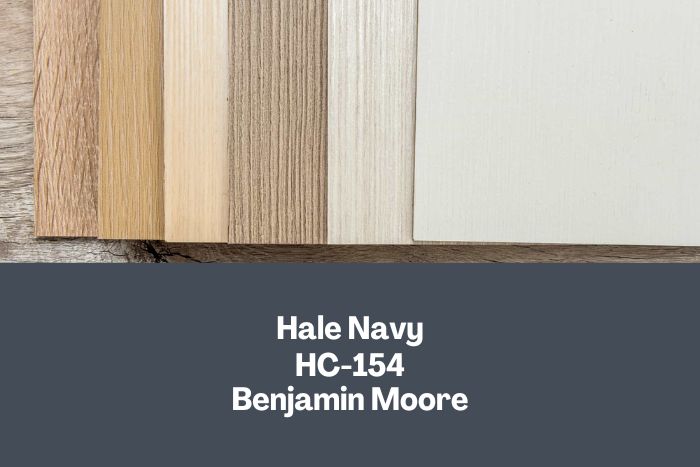 hale navy with light wood