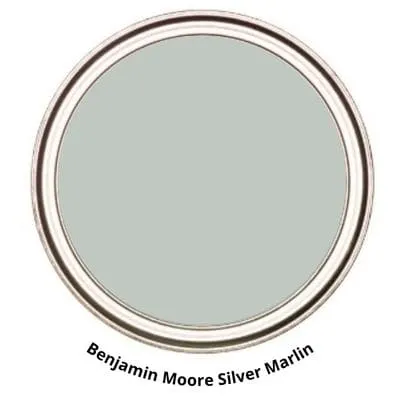 Silver Marlin green gray-paint color digital paint can swatch