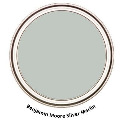 Silver Marlin green gray-paint color digital paint can swatch