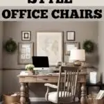 armhouse Style Office Chair in office