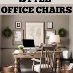 armhouse Style Office Chair in office