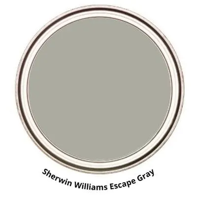 Escape Gray SW 6185 digital paint can swatch
