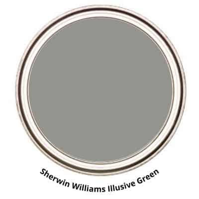 Illusive Green SW 9164 digital paint can swatch