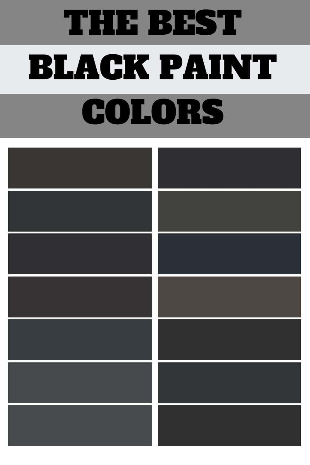 The Best Black Paint Colors - West Magnolia Charm