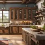 _wood Farmhouse kitchen cabinets