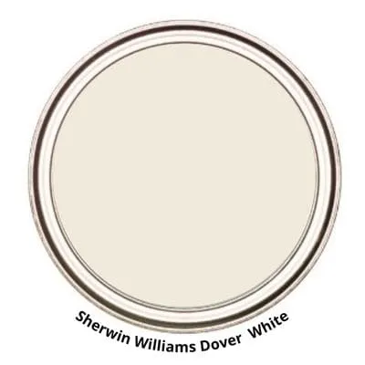 Dover White paint can swatch