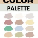 Spring Inspired color palette graphic