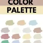 Spring color palette graphic