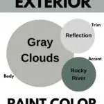 Exterior Paint Color Palette graphic