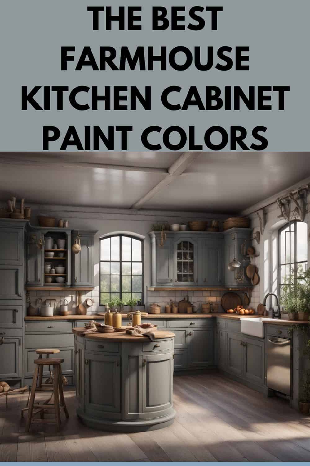 Vintage Charm: Top Farmhouse Kitchen Cabinet Paint Colors - West ...
