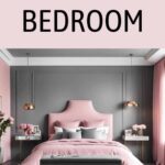 Gray Walls Pink bedroom