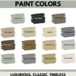 SW Simply Sophisticated paint color palette digital swatches