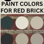 paint colors for brick