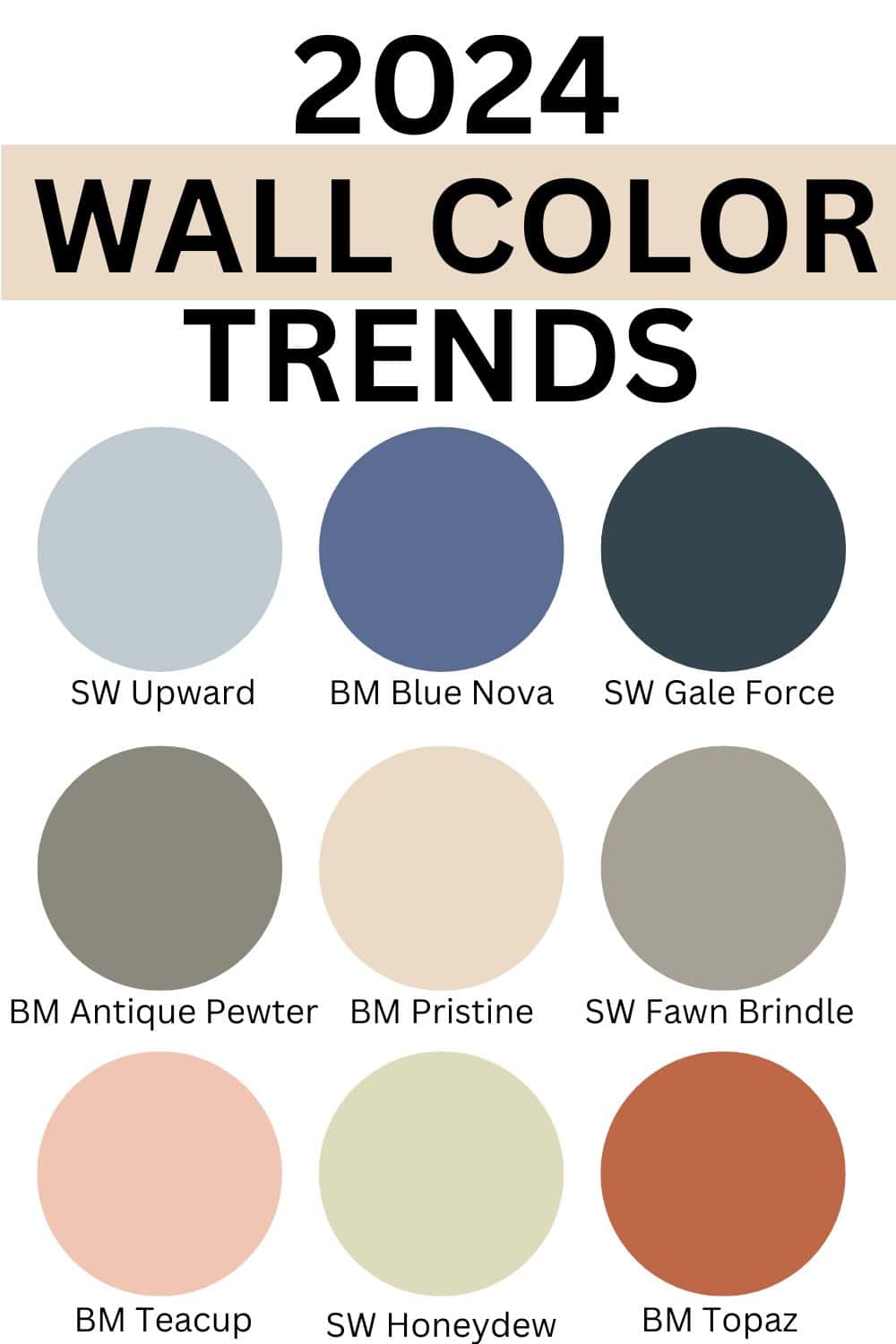 2024 Wall Color Trends - West Magnolia Charm