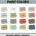 Seaside retreat color palette