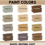 Tuscan Warmth Color palette digital paint swatches