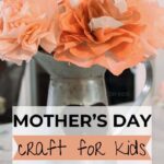 coffee filter flowers easy mothers day craft for kids