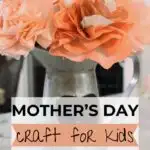 coffee filter flowers easy mothers day craft for kids