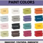 Kid's Play paint Color Palette pinterest graphic
