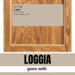 LOGGIA for Honey Oak pinterest graphic