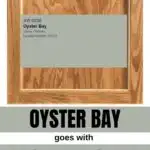 Oyster bay for Honey Oak Pinterest Graphic