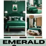 Emerald Green Bedrooms Pinterest Graphic