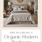 Organic Modern Bedroom Pinterest Graphic