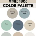 SW Coastal Whole House Color Palette Pinterest Graphic