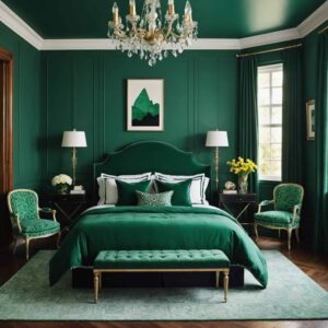A Touch of Luxe: Transforming Spaces with Emerald Green Bedrooms - West ...