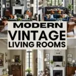 modern vintage living rooms pinterest graphic