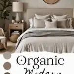 Organic Modern Bedrooms pinterest graphic