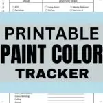 Paint Color Tracker pinterest graphic