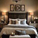 Romantic Master Bedroom with rustic and romantic decor