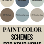 Paint color schemes for the home pinterest graphic