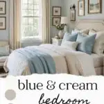 cream and blue bedroom ideas pinterest graphic