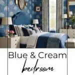 cream and blue bedroom ideas pinterest graphic